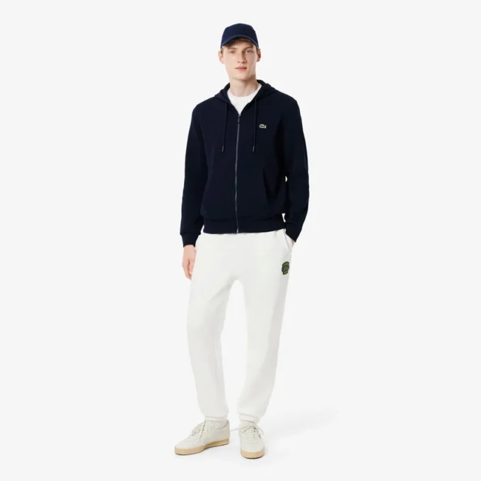 Pantalon de survêtement en molleton avec écusson pour homme Pantalon de survêtement en molleton avec écusson pour homme