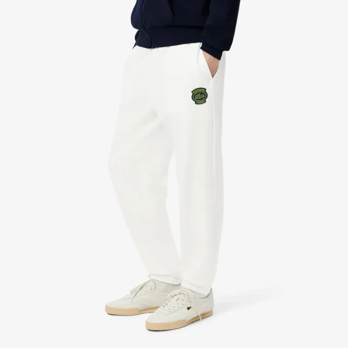 Pantalon de survêtement en molleton avec écusson pour homme Pantalon de survêtement en molleton avec écusson pour homme