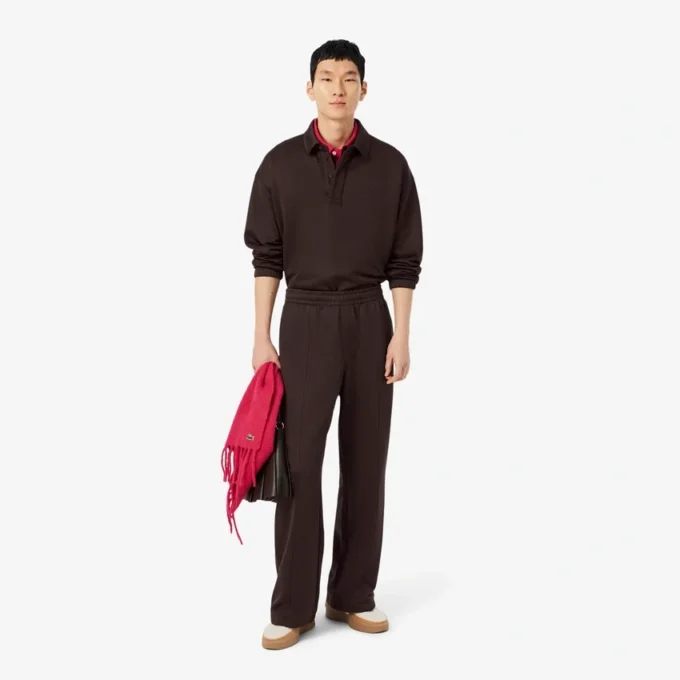 Pantalon de survêtement en molleton coupe ample pour homme Pantalon de survêtement en molleton coupe ample pour homme