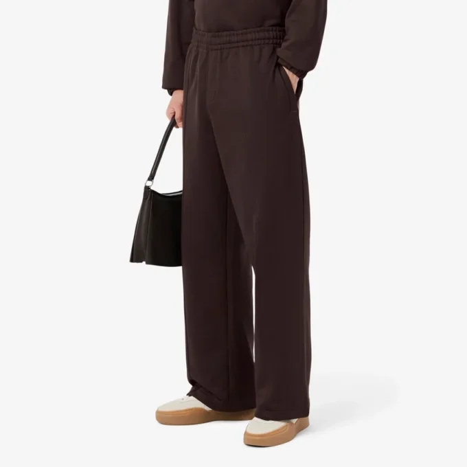 Pantalon de survêtement en molleton coupe ample pour homme Pantalon de survêtement en molleton coupe ample pour homme