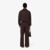 Pantalon de survêtement en molleton coupe ample pour homme Pantalon de survêtement en molleton coupe ample pour homme