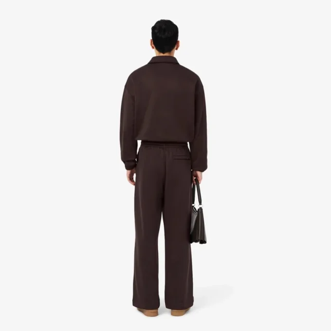 Pantalon de survêtement en molleton coupe ample pour homme Pantalon de survêtement en molleton coupe ample pour homme
