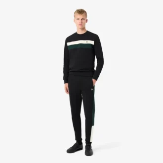 Pantalon de survêtement en molleton à coupe fuselée pour homme
