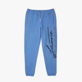 Pantalon de survêtement en molleton de coton Signature & Croc Print pour homme