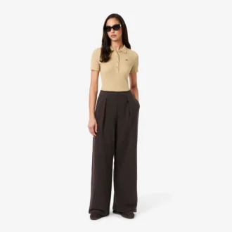 Pantalon de survêtement en molleton à jambes larges pour femme