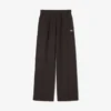 Pantalon de survêtement en molleton à jambes larges pour femme Pantalon de survêtement en molleton à jambes larges pour femme
