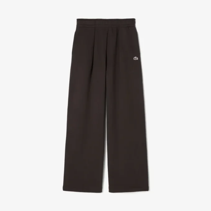 Pantalon de survêtement en molleton à jambes larges pour femme Pantalon de survêtement en molleton à jambes larges pour femme
