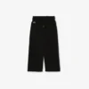 Pantalon de survêtement en molleton à jambes évasées pour fille