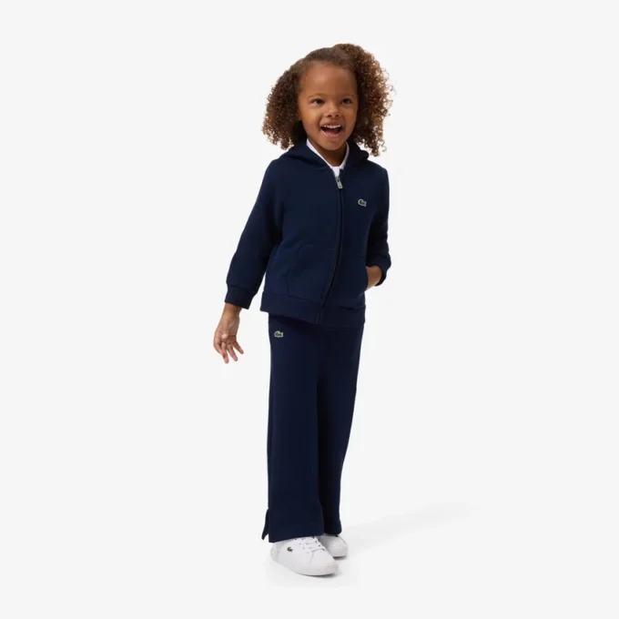 Pantalon de survêtement en molleton à jambes évasées pour fille