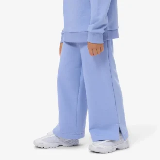 Pantalon de survêtement en molleton à jambes évasées pour fille