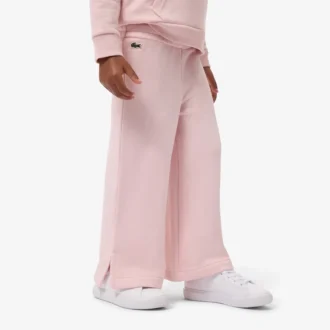 Pantalon de survêtement en molleton à jambes évasées pour fille