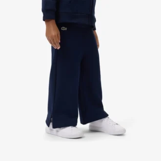 Pantalon de survêtement en molleton à jambes évasées pour fille