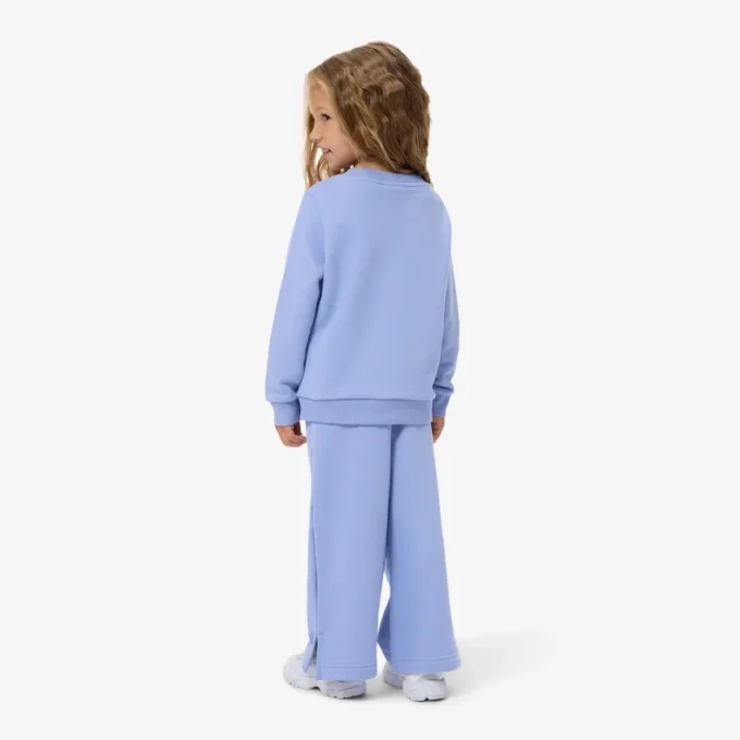 Pantalon de survêtement en molleton à jambes évasées pour fille