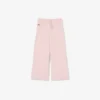 Pantalon de survêtement en molleton à jambes évasées pour fille