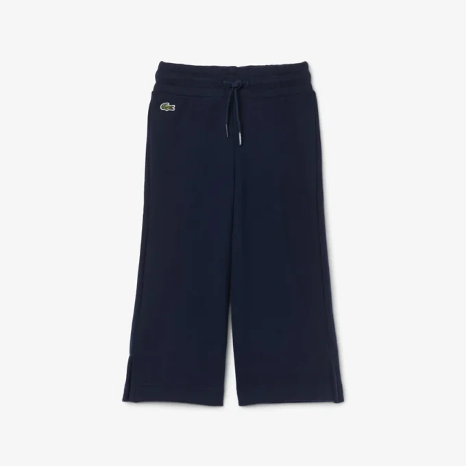 Pantalon de survêtement en molleton à jambes évasées pour fille