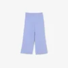 Pantalon de survêtement en molleton à jambes évasées pour fille