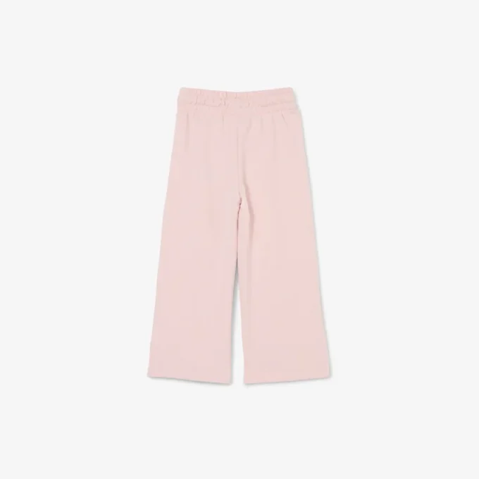 Pantalon de survêtement en molleton à jambes évasées pour fille