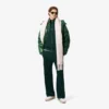 Pantalon de survêtement en satin coupe ample pour homme Pantalon de survêtement en satin coupe ample pour homme