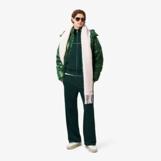 Pantalon de survêtement en satin coupe ample pour homme