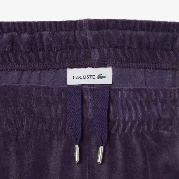 Pantalon de survêtement en velours avec bordures pour femme Pantalon de survêtement en velours avec bordures pour femme