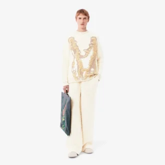Pantalon de survêtement oversize en maille pour homme