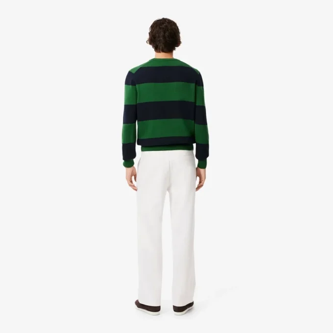 Pantalon de survêtement à plis en sergé pour homme