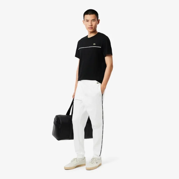 Pantalon de survêtement pour homme avec bordures logo Pantalon de survêtement pour homme avec bordures logo