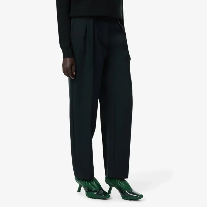Pantalon droit en laine sur mesure Runway Pantalon droit en laine sur mesure Runway