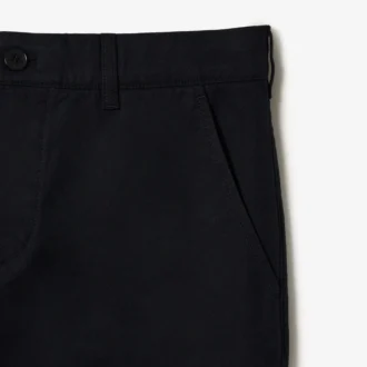 Pantalon droit en sergé de coton pour homme