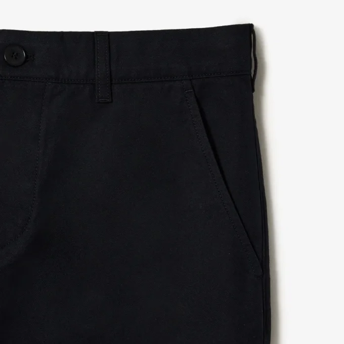 Pantalon droit en sergé de coton pour homme Pantalon droit en sergé de coton pour homme