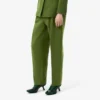 Pantalon droit sur mesure en laine flammée de la collection Runway Pantalon droit sur mesure en laine flammée de la collection Runway