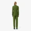 Pantalon droit sur mesure en laine flammée de la collection Runway Pantalon droit sur mesure en laine flammée de la collection Runway