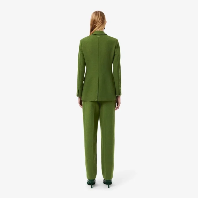 Pantalon droit sur mesure en laine flammée de la collection Runway Pantalon droit sur mesure en laine flammée de la collection Runway