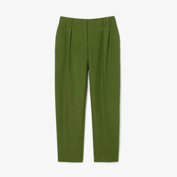 Pantalon droit sur mesure en laine flammée de la collection Runway Pantalon droit sur mesure en laine flammée de la collection Runway