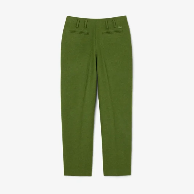 Pantalon droit sur mesure en laine flammée de la collection Runway Pantalon droit sur mesure en laine flammée de la collection Runway