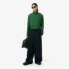 Pantalon en laine ajusté large Runway