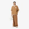 Pantalon en laine ajusté large Runway