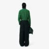 Pantalon en laine ajusté large Runway