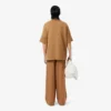 Pantalon en laine ajusté large Runway