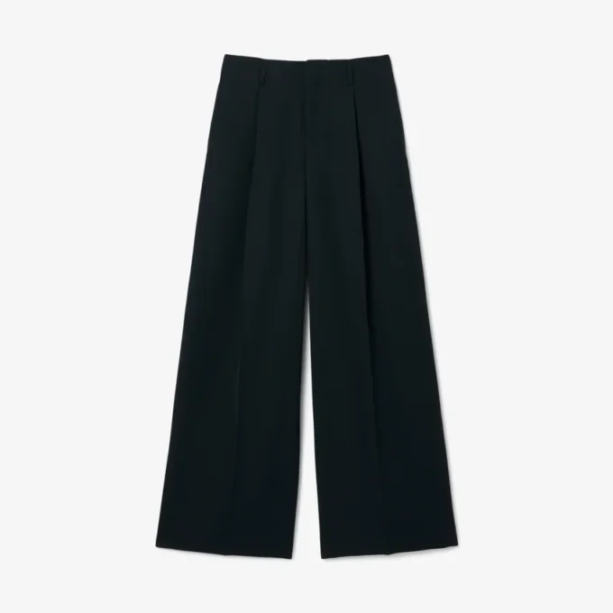 Pantalon en laine ajusté large Runway