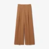 Pantalon en laine ajusté large Runway