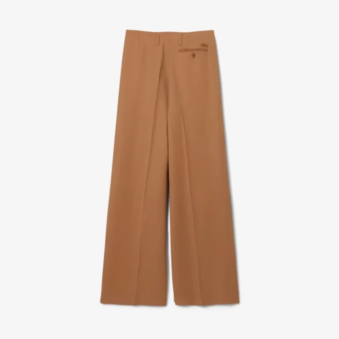 Pantalon en laine ajusté large Runway