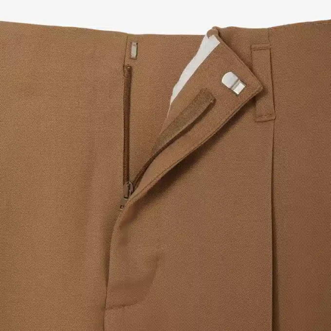 Pantalon en laine ajusté large Runway