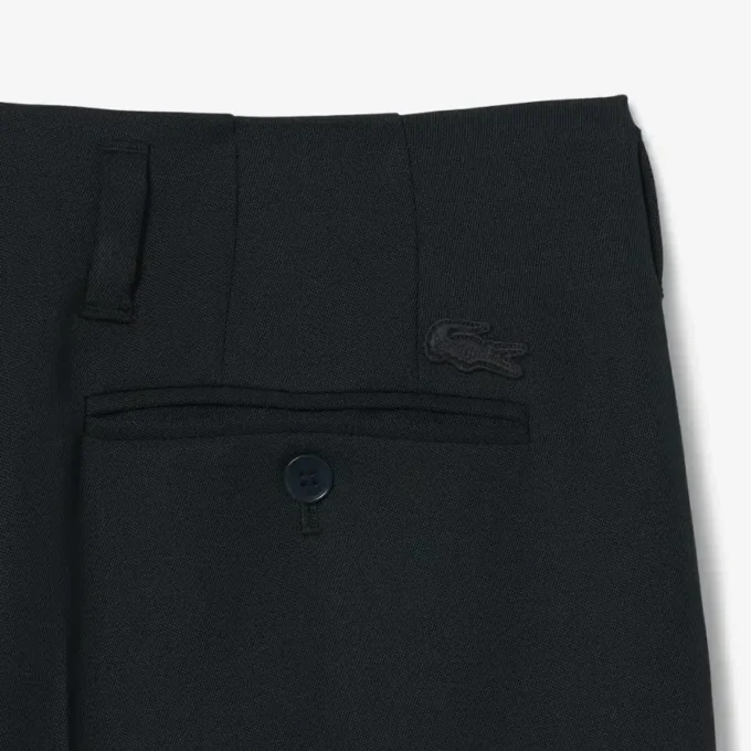 Pantalon en laine ajusté large Runway