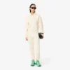 Pantalon en molleton pour femme avec logo en relief Pantalon en molleton pour femme avec logo en relief