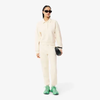 Pantalon en molleton pour femme avec logo en relief