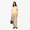 Pantalon en molleton pour femme avec logo en relief Pantalon en molleton pour femme avec logo en relief