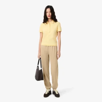 Pantalon en molleton pour femme avec logo en relief