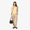 Pantalon en molleton pour femme avec logo en relief Pantalon en molleton pour femme avec logo en relief