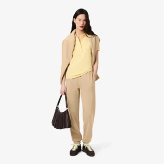 Pantalon en molleton pour femme avec logo en relief